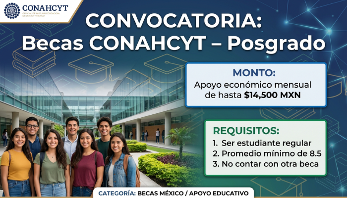 Becas CONAHCYT - Posgrado