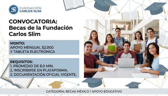 Becas de la Fundación Carlos Slim