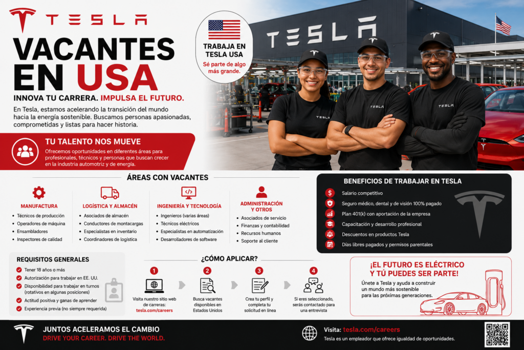 Vacantes en Tesla