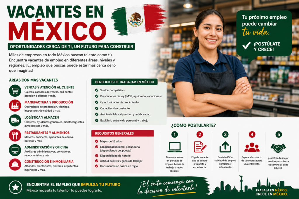 Vacantes en Supermercados de México